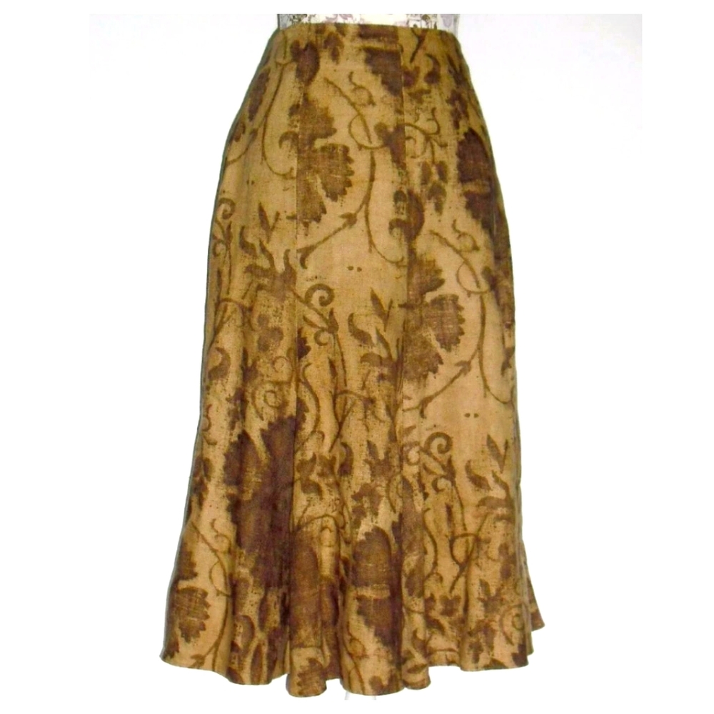 Ralph Lauren linen skirt sz. 6p 6 petite EUC